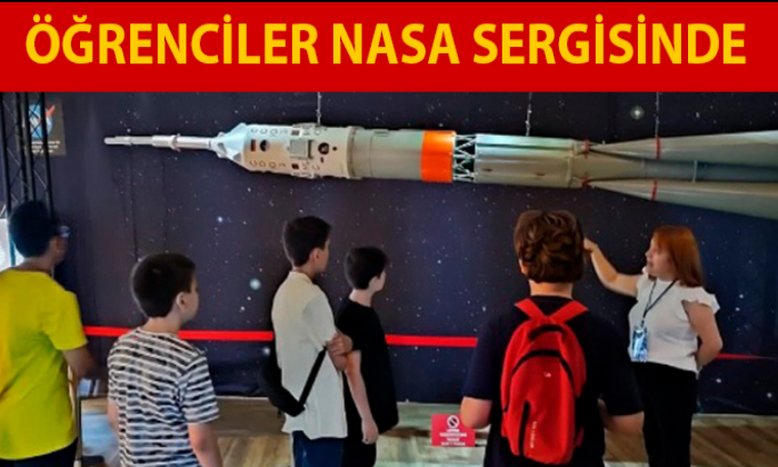 ÖĞRENCİLER NASA SERGİSİNDE