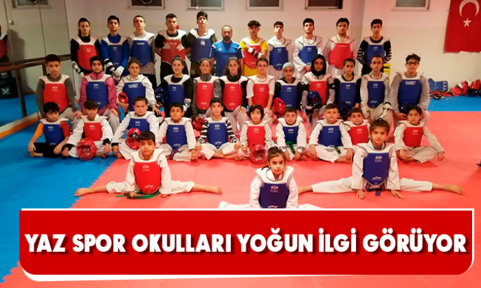 YAZ SPOR OKULLARI YOĞUN İLGİ GÖRÜYOR
