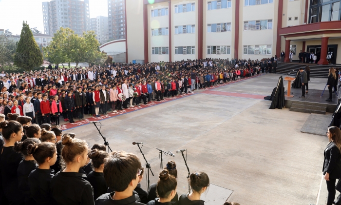 Büyük Önder Mustafa Kemal Atatürk Özel Sanko Okulları'nda anıldı