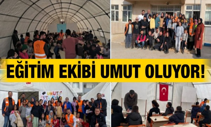 Eğitim ekibi umut oluyor!