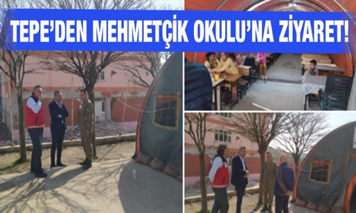 Tepe’den Mehmetçik Okulu’na ziyaret!