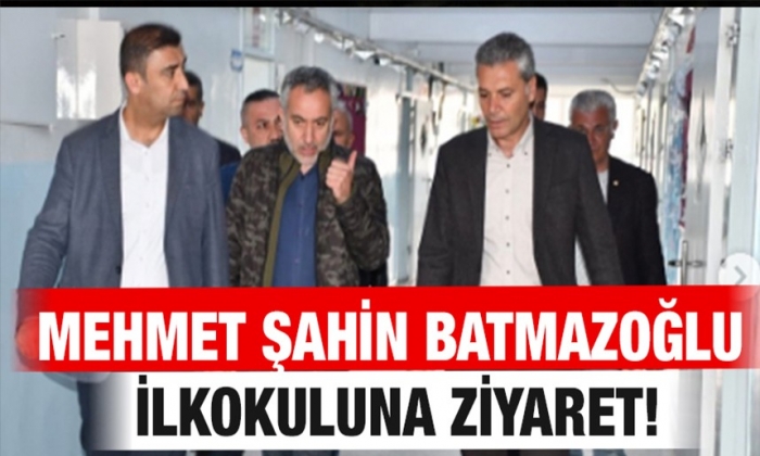 Mehmet Şahin Batmazoğlu İlkokuluna ziyaret !