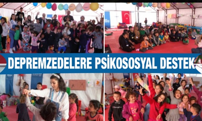 Depremzedelere psikososyal eğitim!