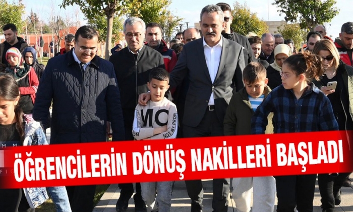 Öğrencilerin dönüş nakilleri başladı