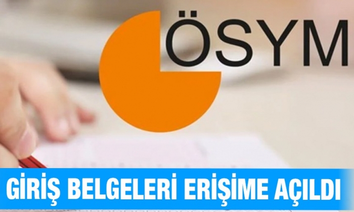 Giriş belgeleri erişime açıldı