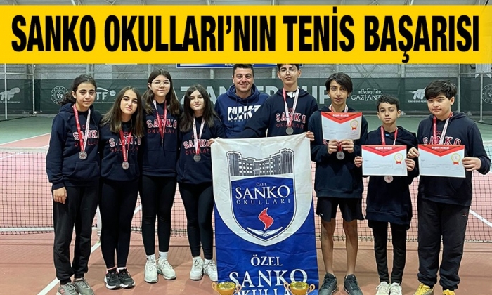 SANKO OKULLARI’NIN TENİS BAŞARISI