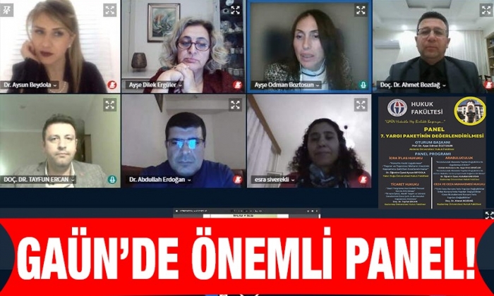 GAÜN’de önemli panel!