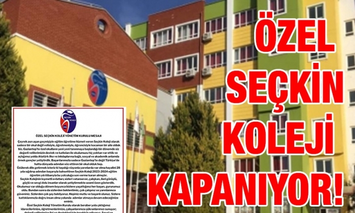 Özel Seçkin Koleji kapanıyor!