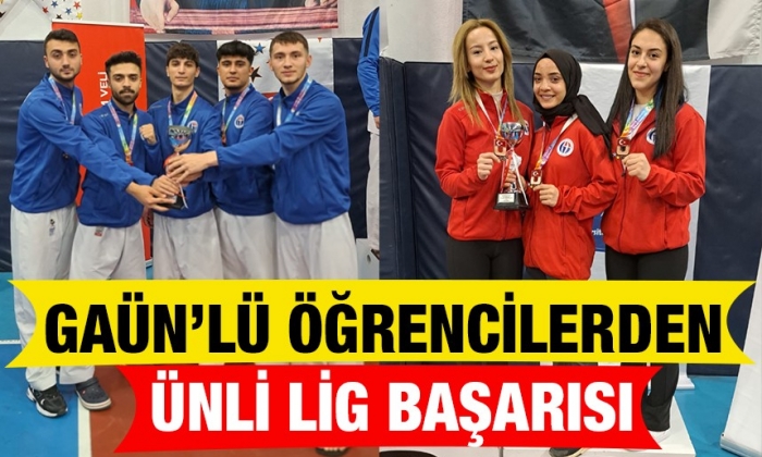 GAÜN’LÜ ÖĞRENCİLERDEN ÜNLİ LİG BAŞARISI