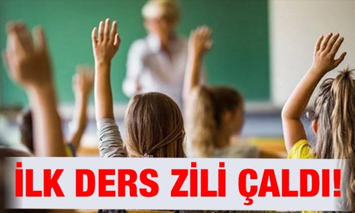 İlk ders zili çaldı!