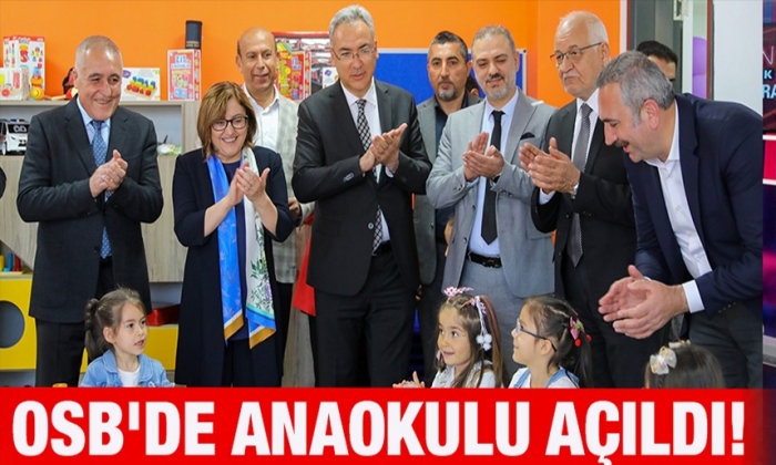 OSB'de anaokulu açıldı!