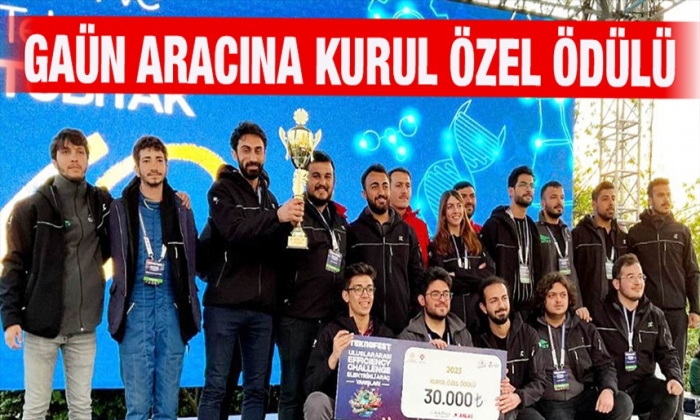 GAÜN aracına kurul özel ödülü