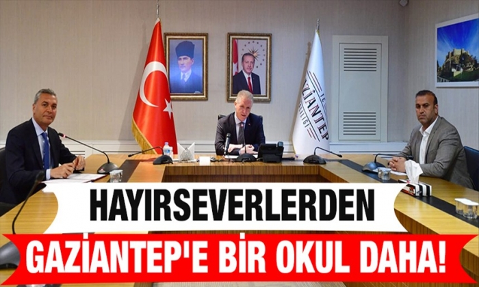 Hayırseverlerden Gaziantep'e bir okul daha!