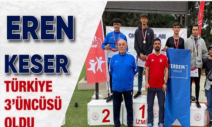Erdemli öğrenci Türkiye 3’üncüsü oldu