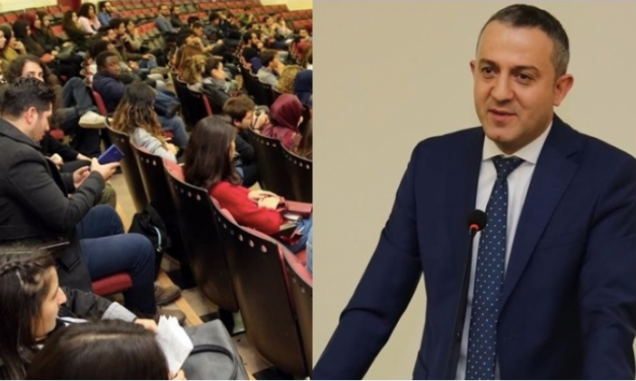 Öğrencilere iş hayatı hakkında tüyolar verdi