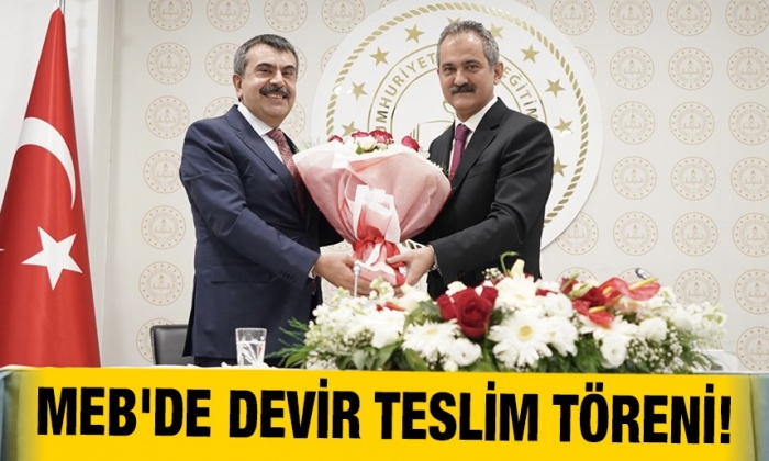 MEB'de devir teslim töreni!