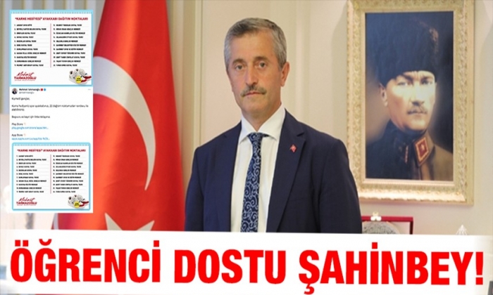 Öğrenci dostu Şahinbey!