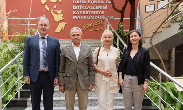 BM heyetinden Rektör Özaydın’a ziyaret!
