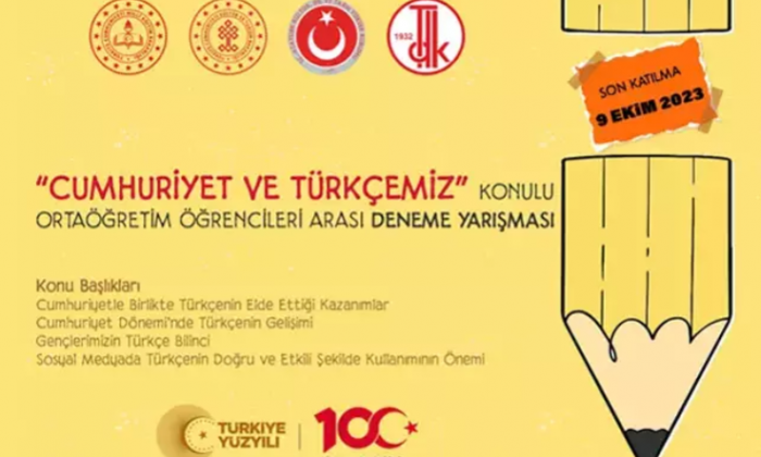 ‘Cumhuriyet ve Türkçemiz’ deneme yarışması