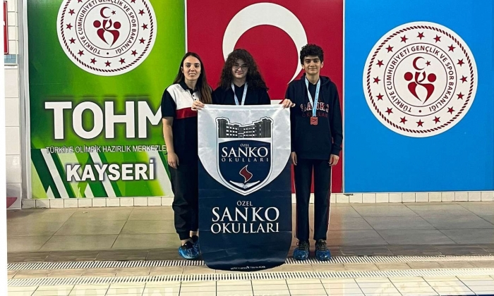 SANKO Okulları Başarıya Doymuyor