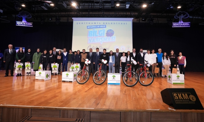 Şehitkamil’de ortaokullar arası bilgi yarışması düzenlendi