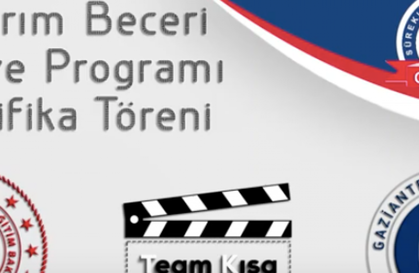 Tasarım Beceri Atölye Programı Sertifika Töreni