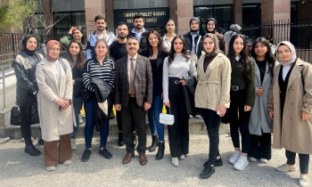 GAÜN Öğrencilerinden Adliye Ziyareti