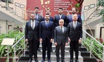 GAGİAD Yönetim Kurulu GAÜN Rektörü Doğan’ı Ziyaret Etti