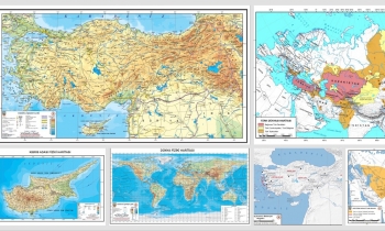 Ders kitaplarında kullanılan 6 harita güncellendi