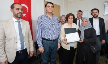 Kursiyerler  sertifikalarını aldı