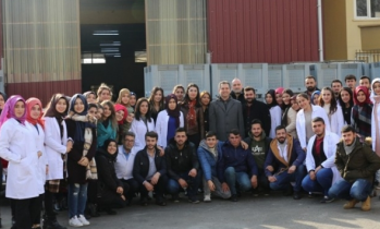 Üniversite Sanayi işbirliği kapsamında öğrenciler sahaya indi