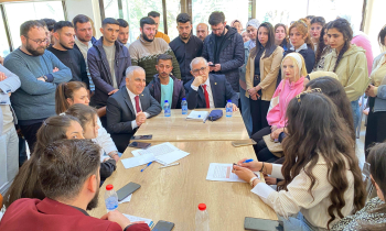 Gaün rektörü doğan, Afrin Fakültesi’ni ziyaret etti