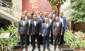 Memur-sen genel başkanı Yalçın'dan,Rektör Doğan'a ziyaret
