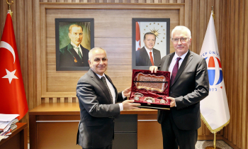 YÖKAK başkanı Ümit kocabıçak'tan GAÜN'e ziyaret
