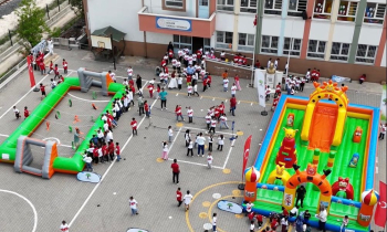 Şehitkâmil'den köy okulunda renkli şenlik