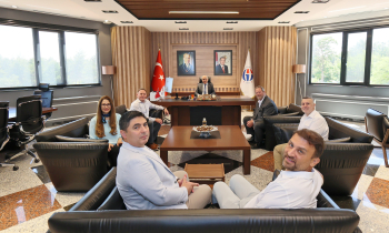 Eckert & Ziegler yetkililerinden Rektör Doğan'a ziyaret