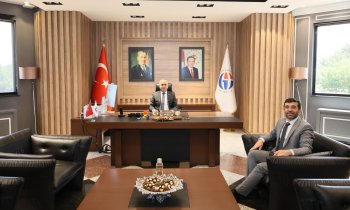 Teknopark müdürü Güneşer’den  rektör Doğan'a ziyaret