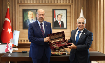 Ersin Tatar, Rektör Doğan ile Bir Araya Geldi