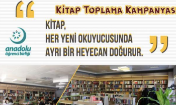 AÖB öğrencileri kitap toplama kampanyası başlattı