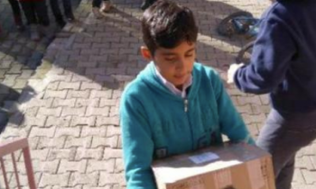 İslahiyeli öğrencilerden hediye