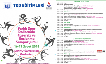 SANKO Üniversitesi'nde "Egzersiz ve Beslenme Sempozyumu” düzenlenecek