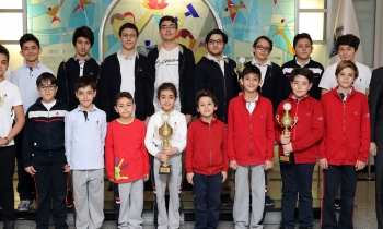 Satranç yarışmasında SANKO okulları damgası