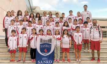SANKO'lu yüzücülere Uluslararası Yüzme Müsabakası'ndan 29 madalya