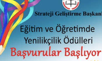 Eğitimde yenilikçilik ödüllerine başvurular başlıyor