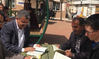 Adil Ceydeli Ortaokulu'ndan okuma etkinliği