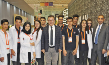 OSB Koleji öğrencileri halı fuarını gezdi