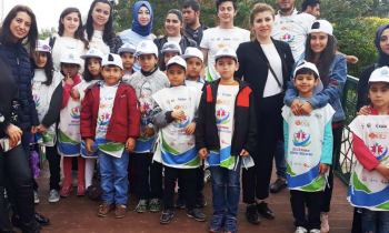 Minik öğrenciler Gaziantep Hayvanat Bahçesi'nde