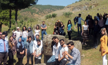 GAÜN ÖĞRENCİLERİ ARKEOLOJİK GEZİYE KATILDI