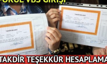 TAKTİR  VE TEŞEKKÜR BELGESİ HESAPLAMA NASIL YAPILIR?