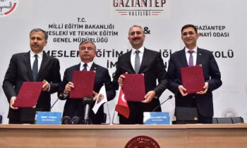 MEB ve Gaziantep Sanayi Odası arasında Mesleki Eğitim İş Birliği Protokolü